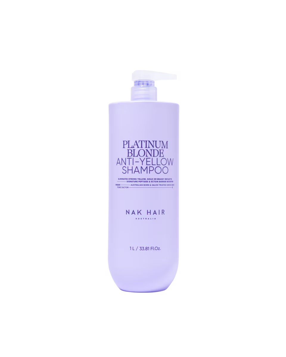 Nak Signature Platinum Blonde Anti-Yellow Shampoo 1Ltr
