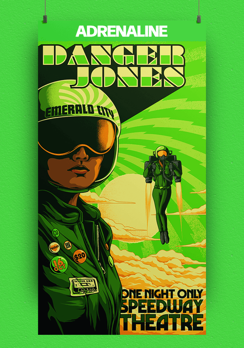 Danger Jones - Adrenaline - Neon Green