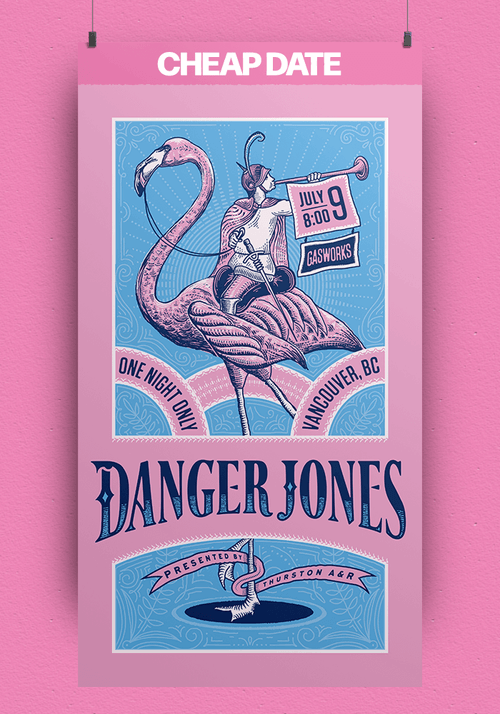 Danger Jones - Cheap Date - Light Pink