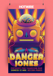 Danger Jones - Hot Wire - Neon Orange