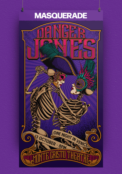 Danger Jones - Masquerade - Purple