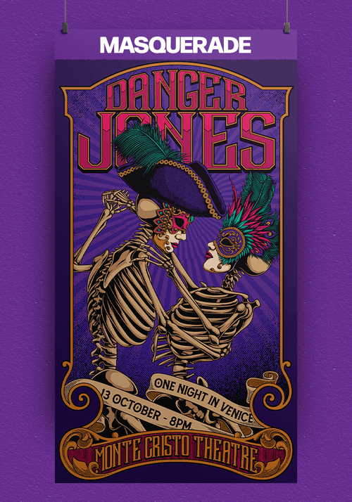 Danger Jones - Masquerade - Purple