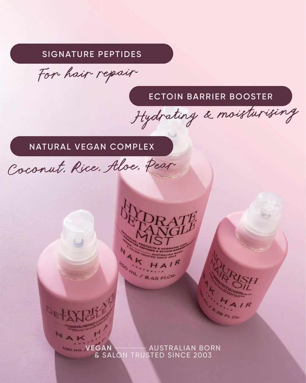 NAK Signature Hydrate Detangle Mist 100ml