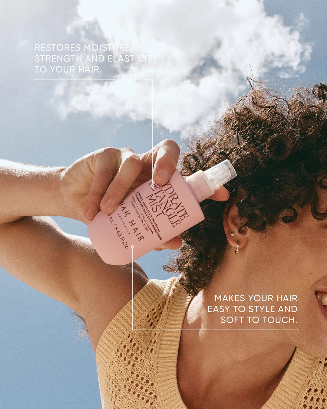 NAK Signature Hydrate Detangle Mist