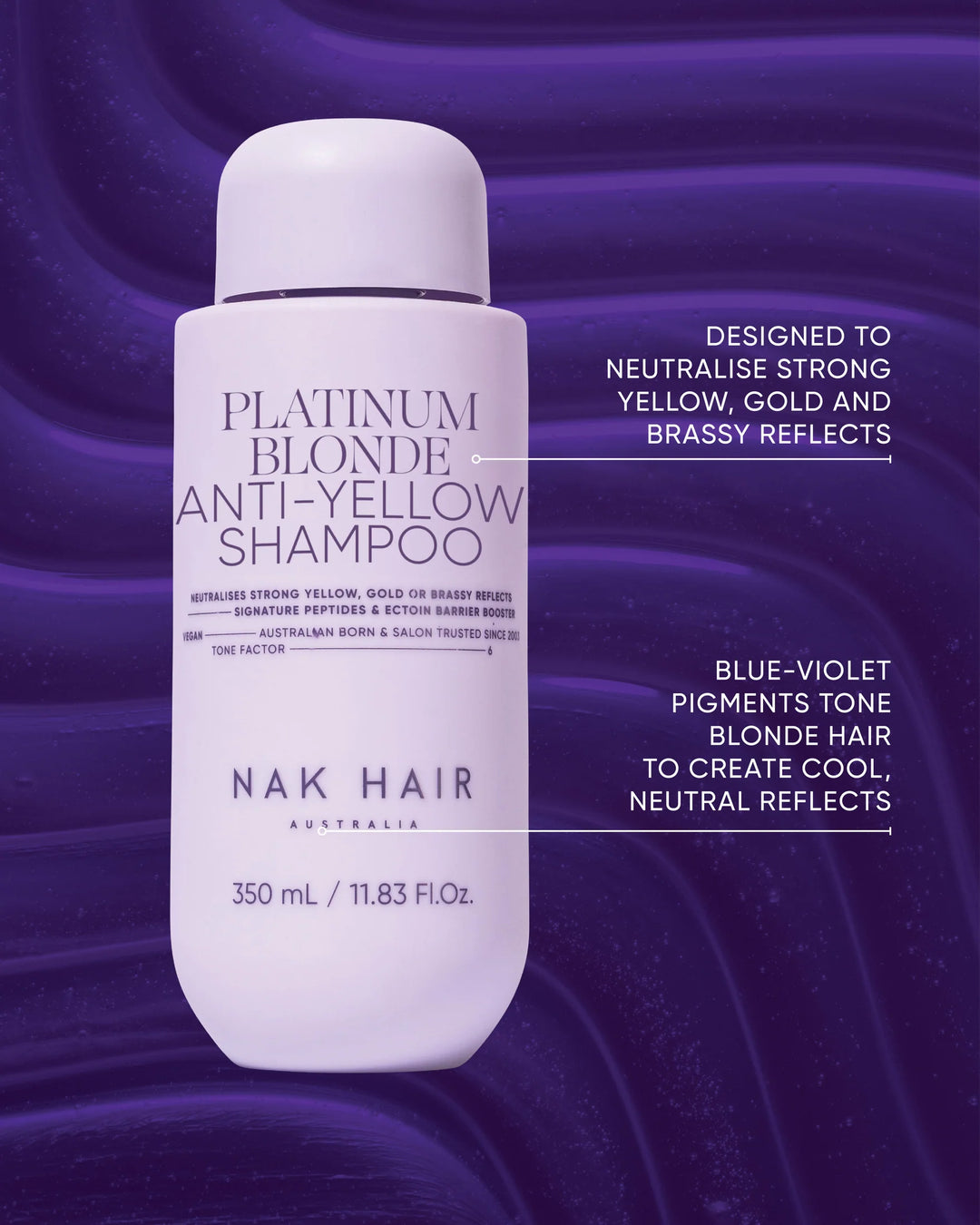 NAK Signature Platinum Blonde Anti-Yellow Shampoo