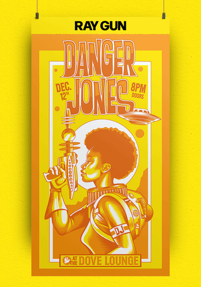 Danger Jones - Ray Gun - Neon Yellow