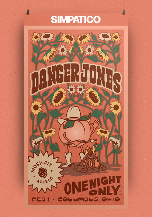 Danger Jones - Simpatico - Light Peach