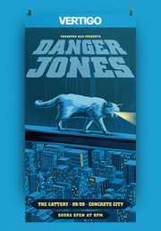Danger Jones - Vertigo - Neon Blue