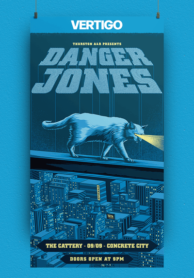 Danger Jones - Vertigo - Neon Blue