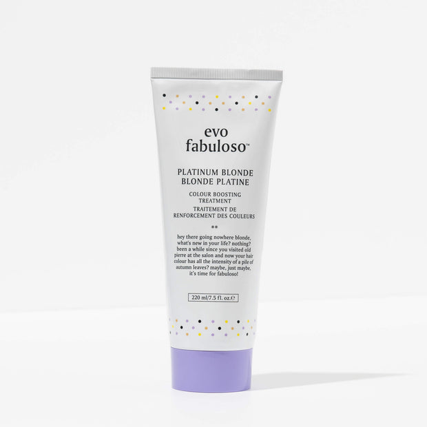 evo fabuloso platinum blonde colour boosting treatment 220ml