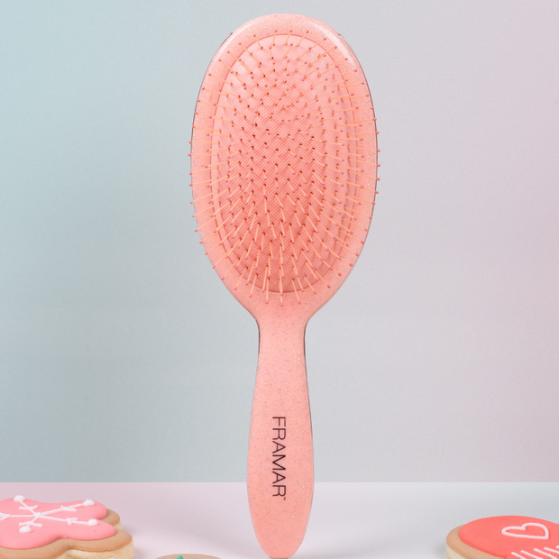 Framar Cookie Cutter Detangle Brush - Ginger