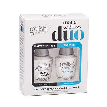 Gelish PRO – Matte & Gloss Duo – Top It Off &  Matte Top it Off