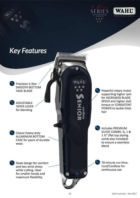 Wahl Senior Cord/Cordless Clipper