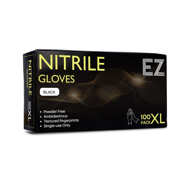 EZ ESSENTIALS PREMIUM NITRILE GLOVES 100 PACK